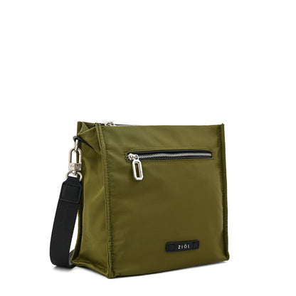 Cartera bandolera pequeña katyna verde oliva