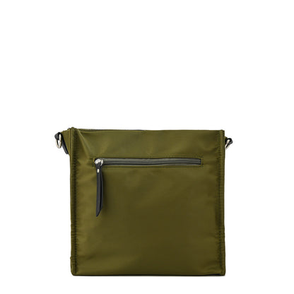 Cartera bandolera pequeña katyna verde oliva
