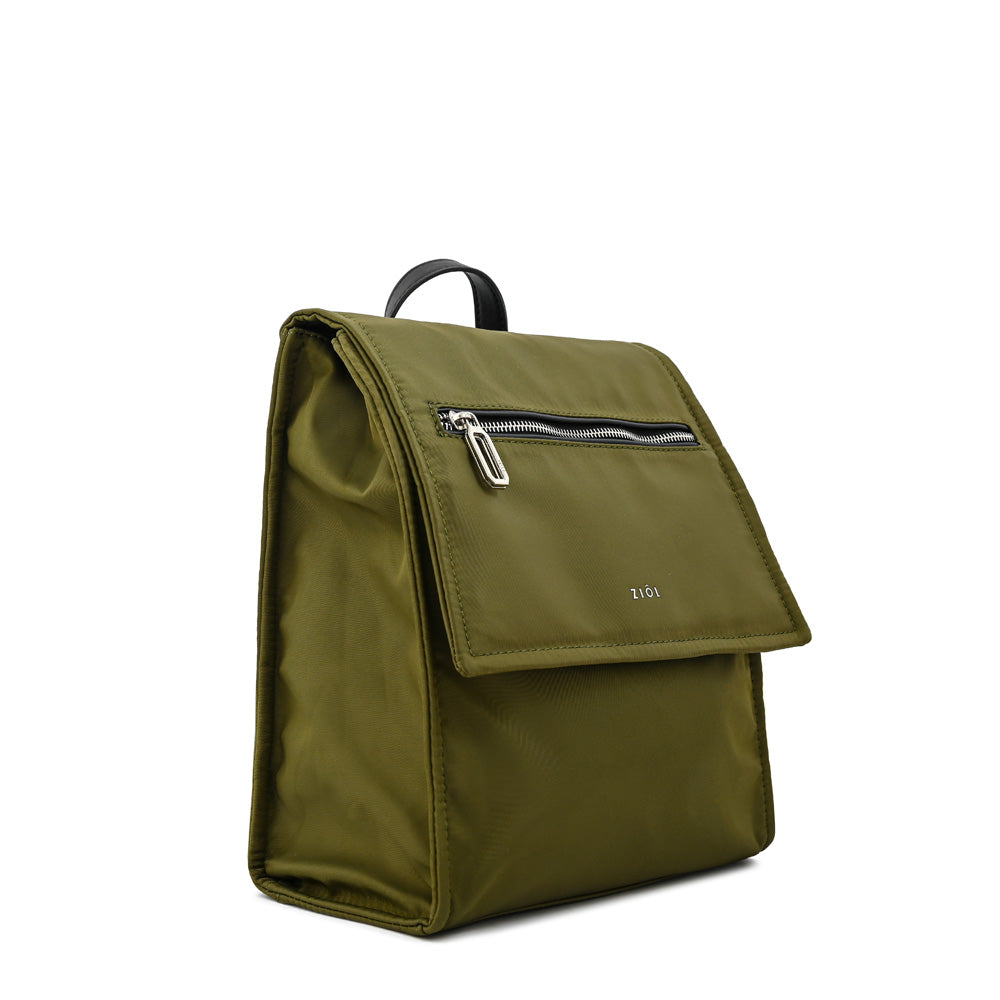 Mochila katyna mediana verde oliva