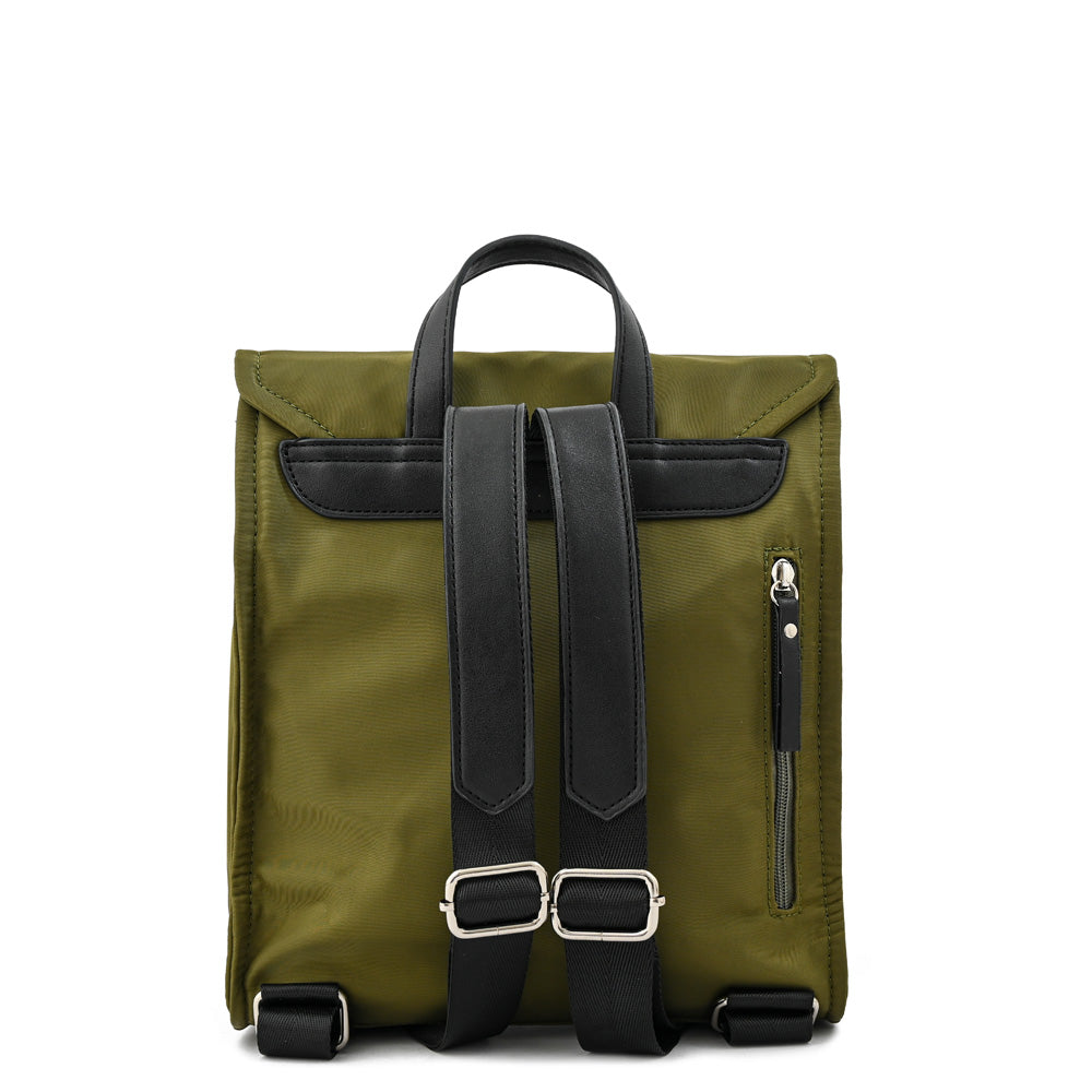 Mochila katyna mediana verde oliva