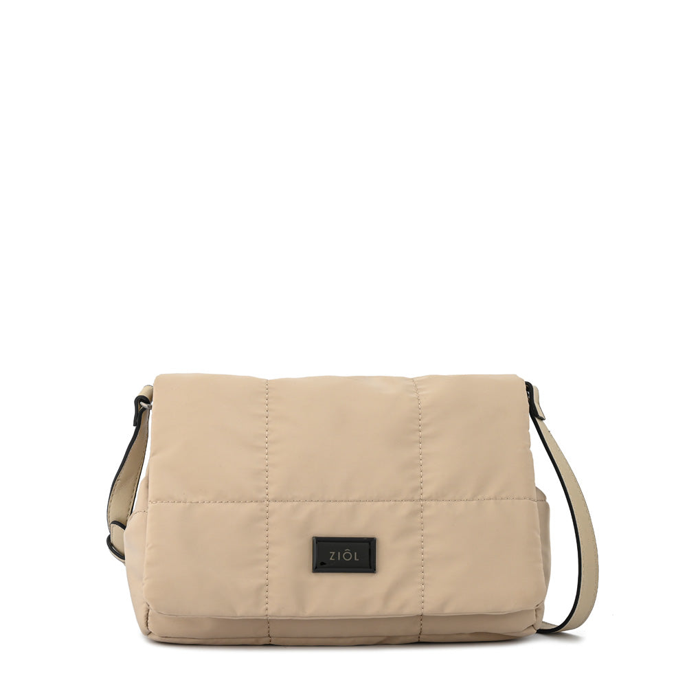 Cartera bandolera con tapa tanya mediana