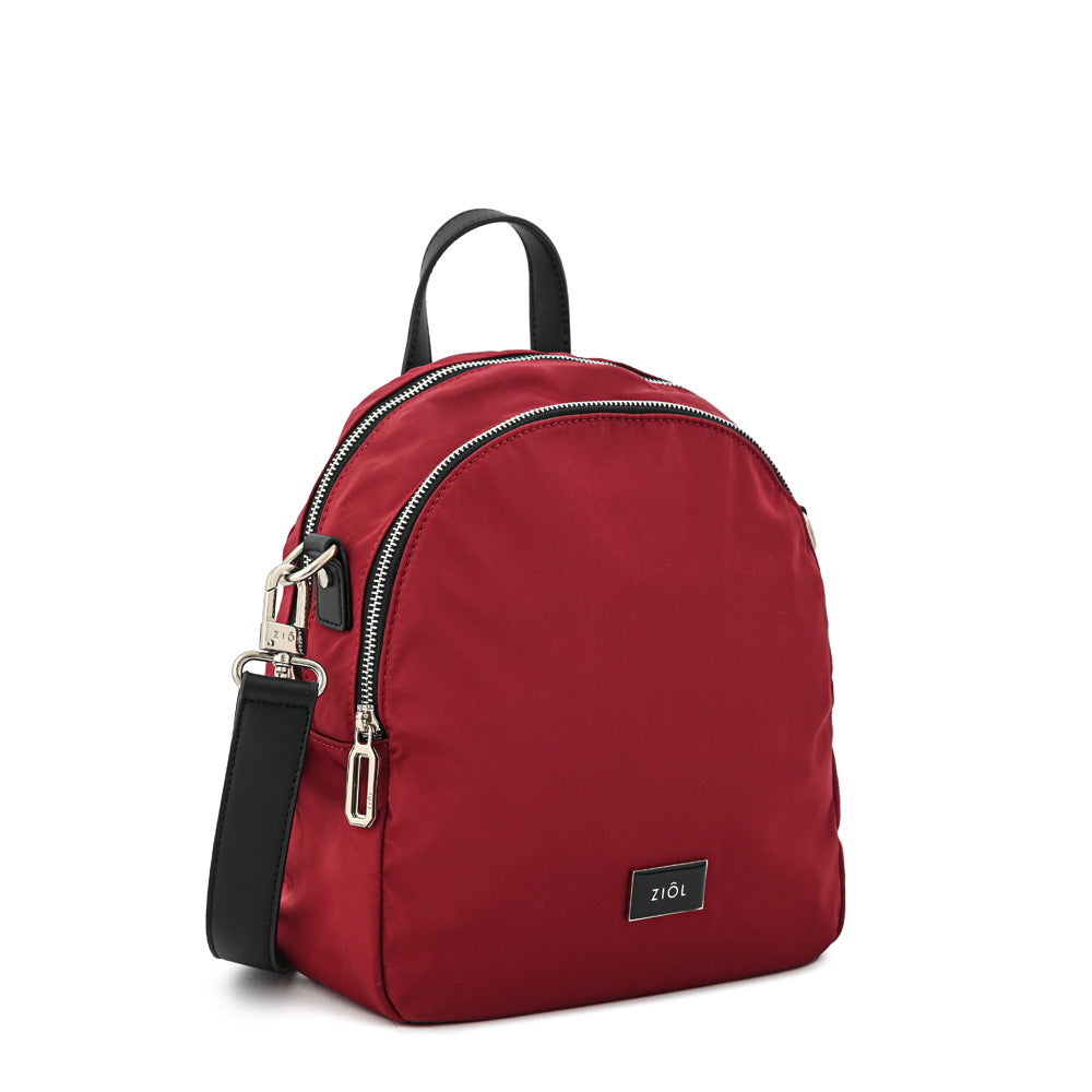 Mochila lisette mediana burdeo