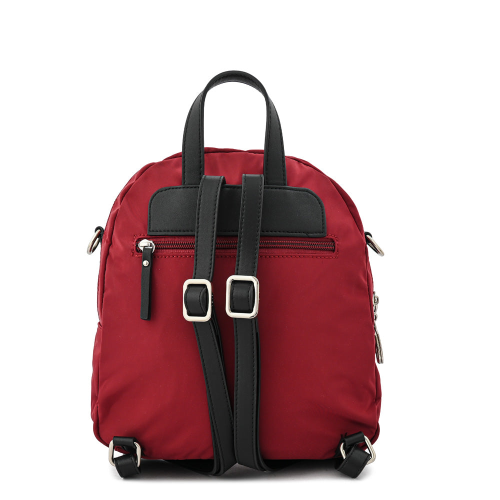 Mochila lisette mediana burdeo