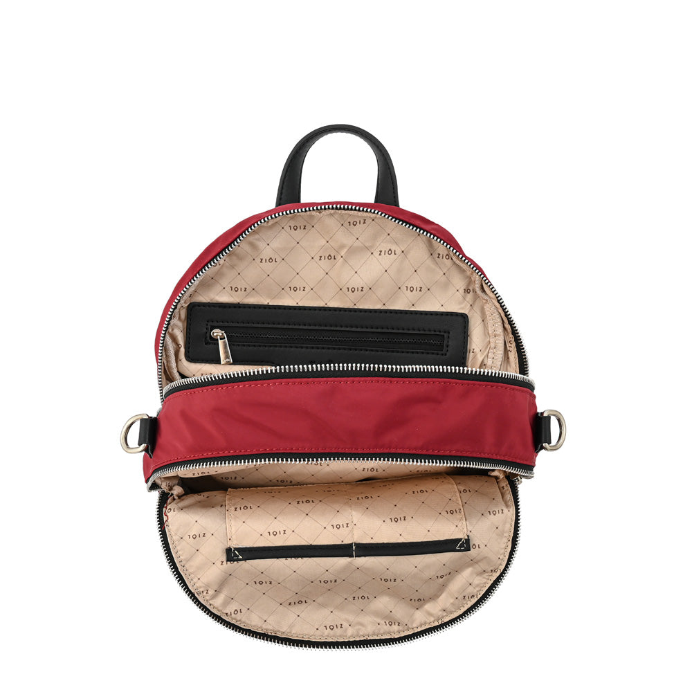 Mochila lisette mediana burdeo