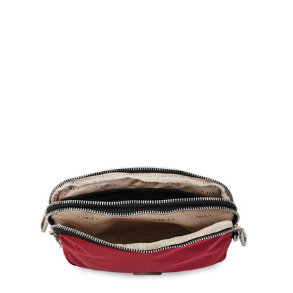 Cartera bandolera mediana lisette burdeo