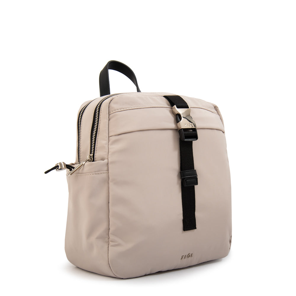 Mochila topacio mediana beige