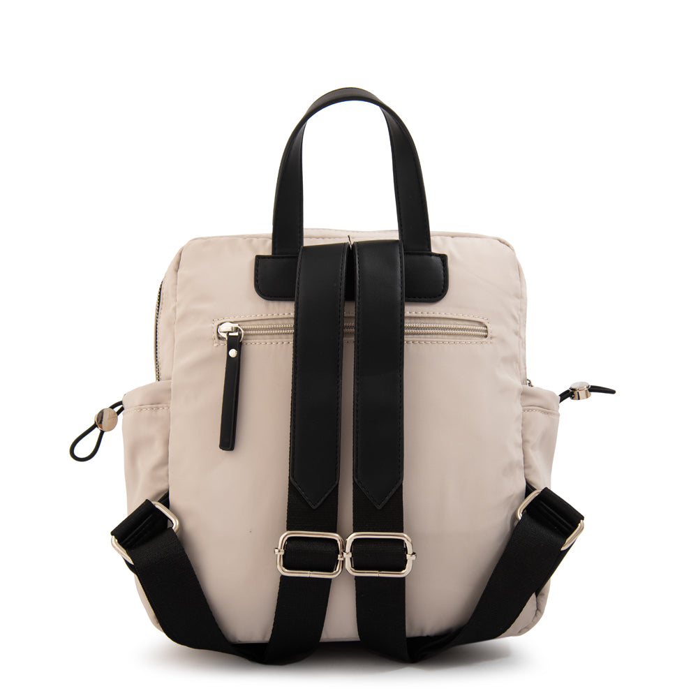 Mochila topacio mediana beige