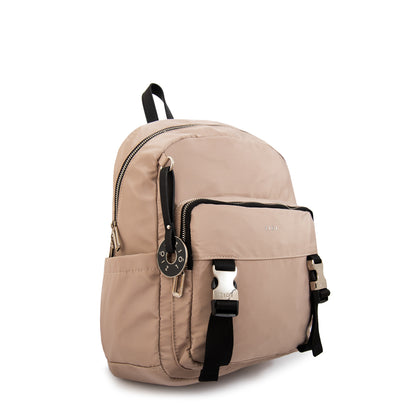 Mochila lexy grande beige oscuro