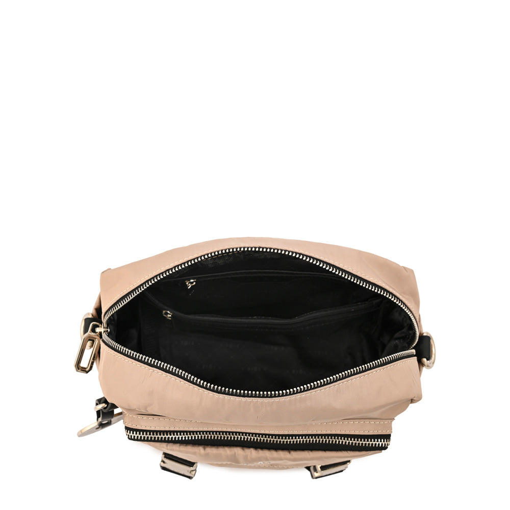 Cartera bandolera lexy mediana beige oscuro