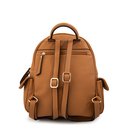 Mochila selena mediana camel