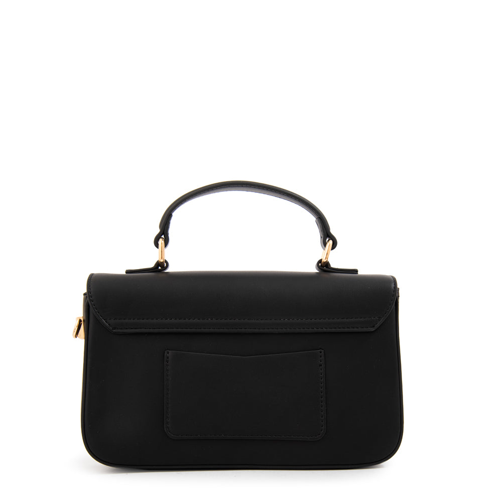 Cartera Bandolera con tapa sofy pequeña negro