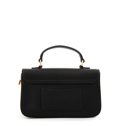 Cartera Bandolera con tapa sofy pequeña negro