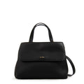 Cartera tote con tapa sofy mediana negro