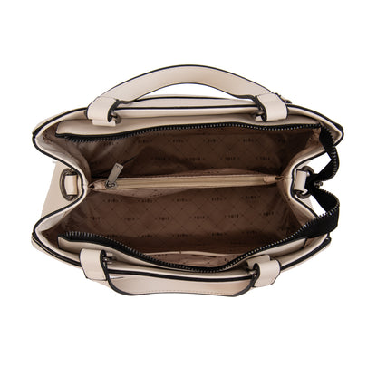 Mochila con tapa sofy mediana blanco