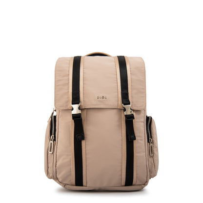 Mochila claudin grande beige