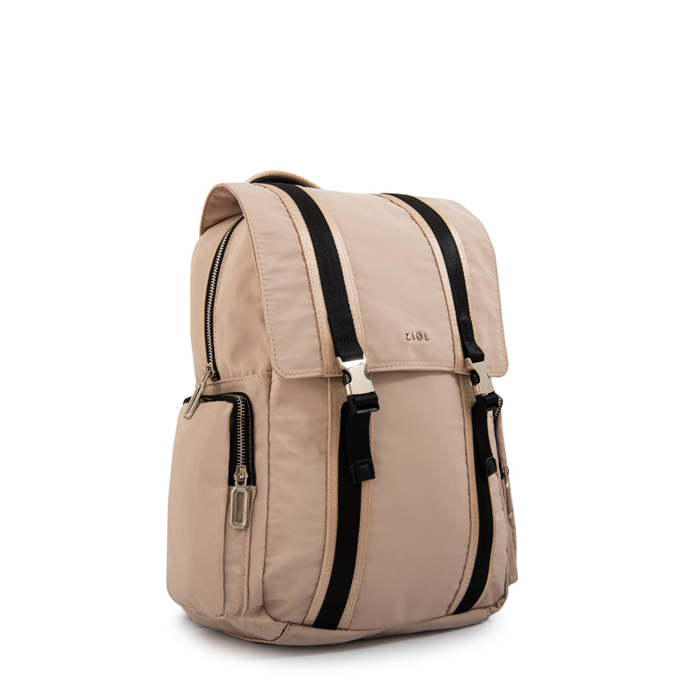 Mochila claudin grande beige