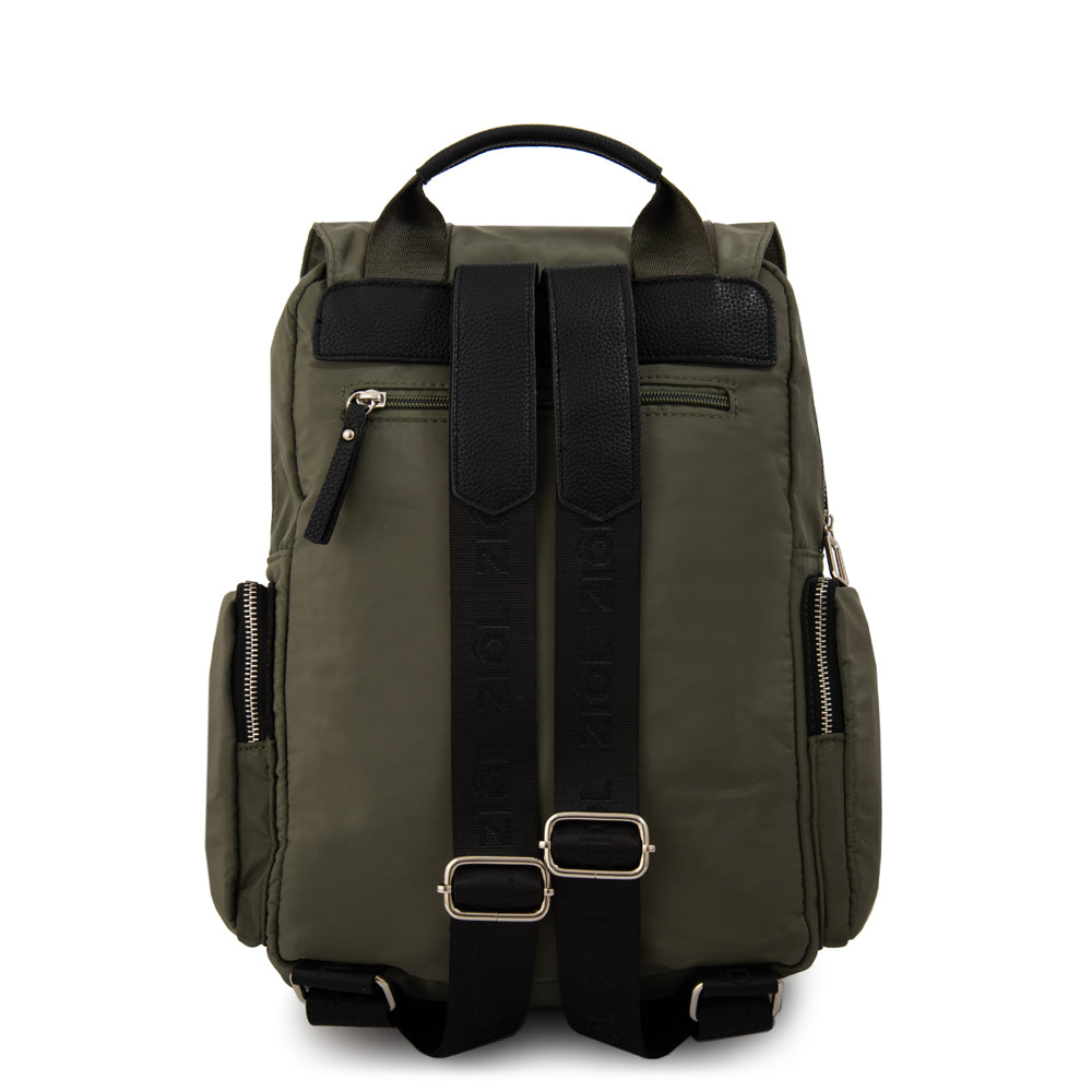 Mochila claudin grande verde oliva