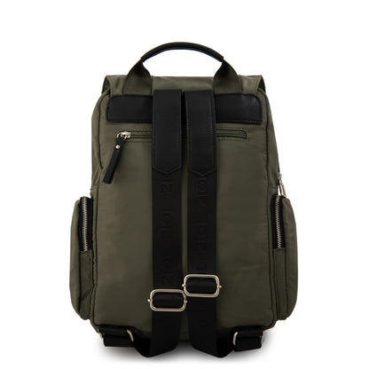 Mochila claudin grande verde oliva