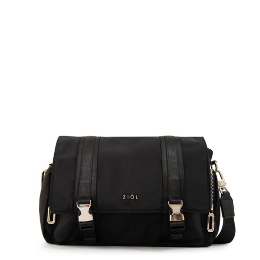 Cartera Bandolera claudin grande negro