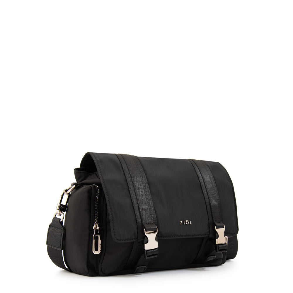 Cartera Bandolera claudin grande negro