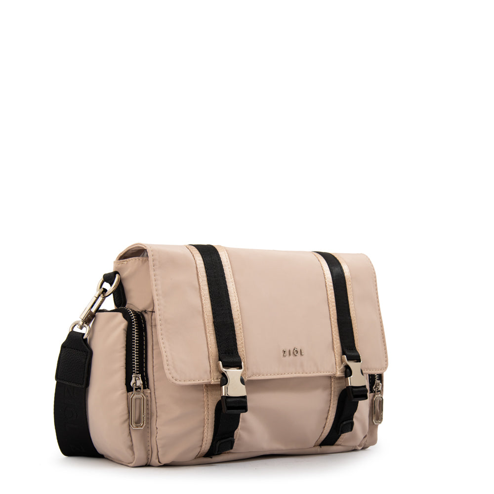 Cartera Bandolera claudin grande beige