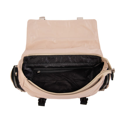 Cartera Bandolera claudin grande beige