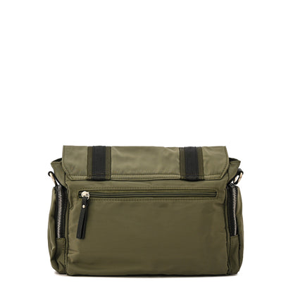 Cartera Bandolera claudin grande verde oliva
