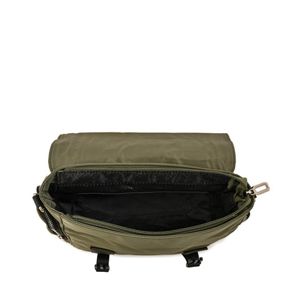 Cartera Bandolera claudin grande verde oliva