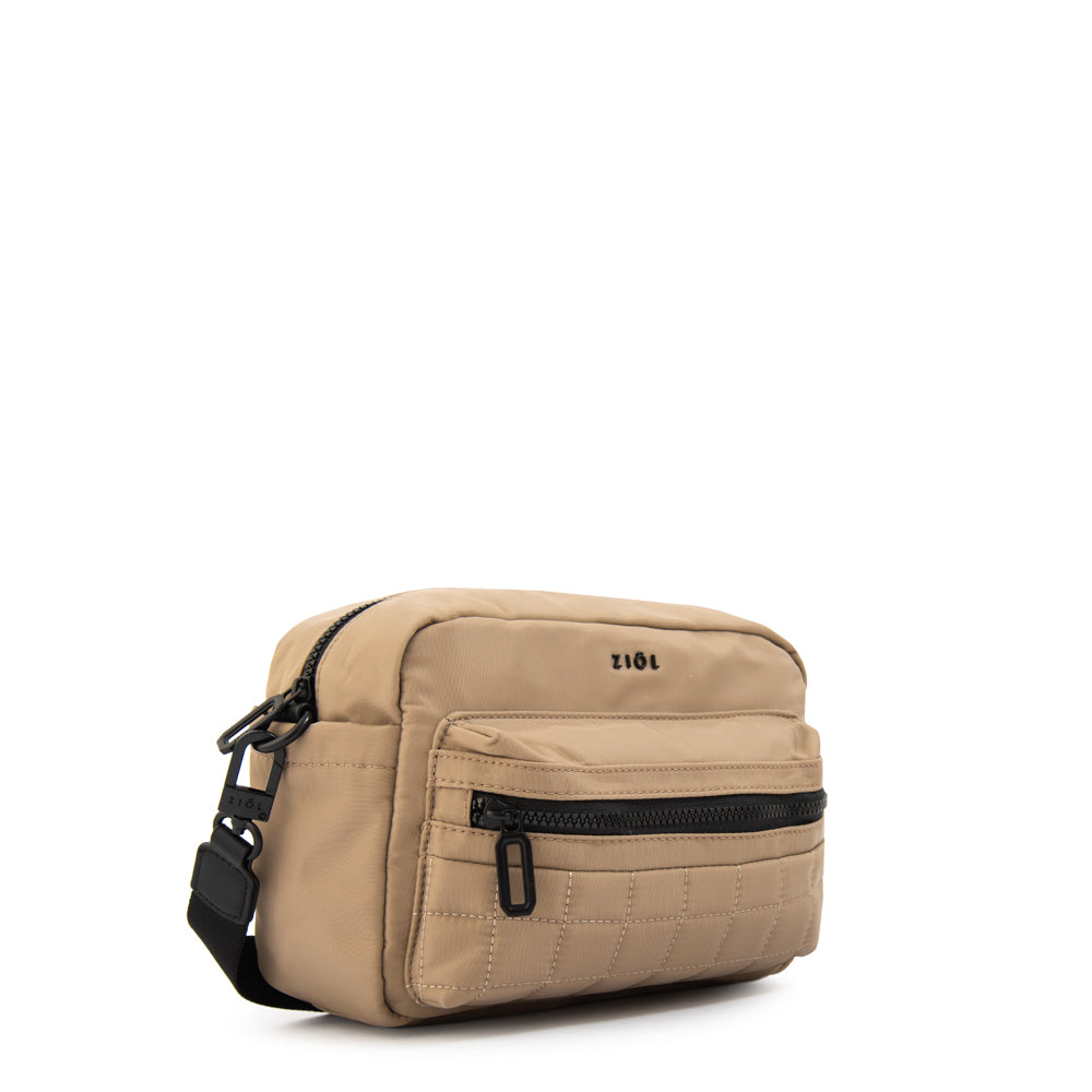 Cartera bandolera frida pequeña taupe