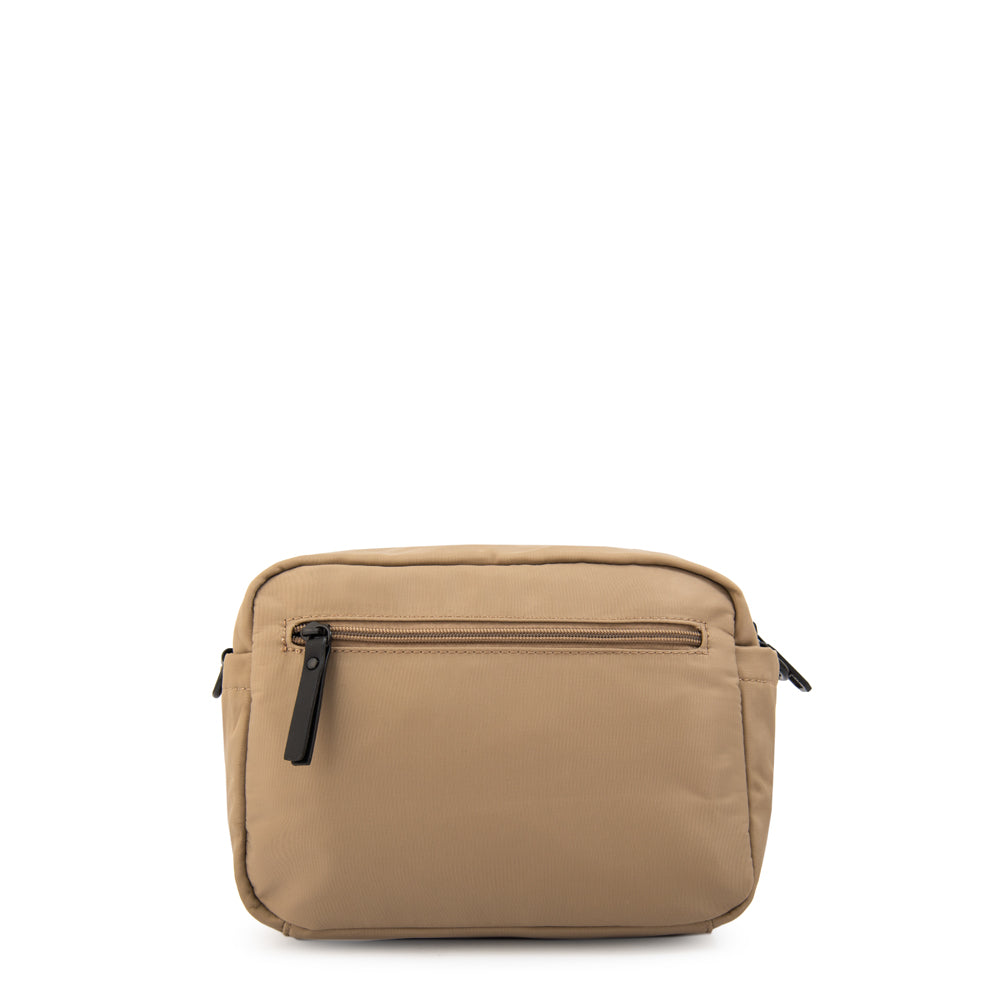 Cartera bandolera frida pequeña taupe