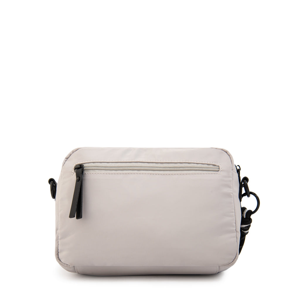 Cartera Bandolera devon mediana blanco crudo