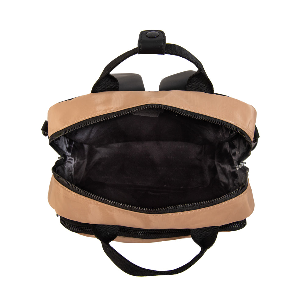 Mochila porta notebook devon grande beige