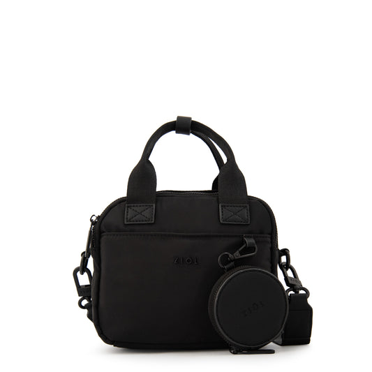 Cartera Bandolera coral pequeña negro