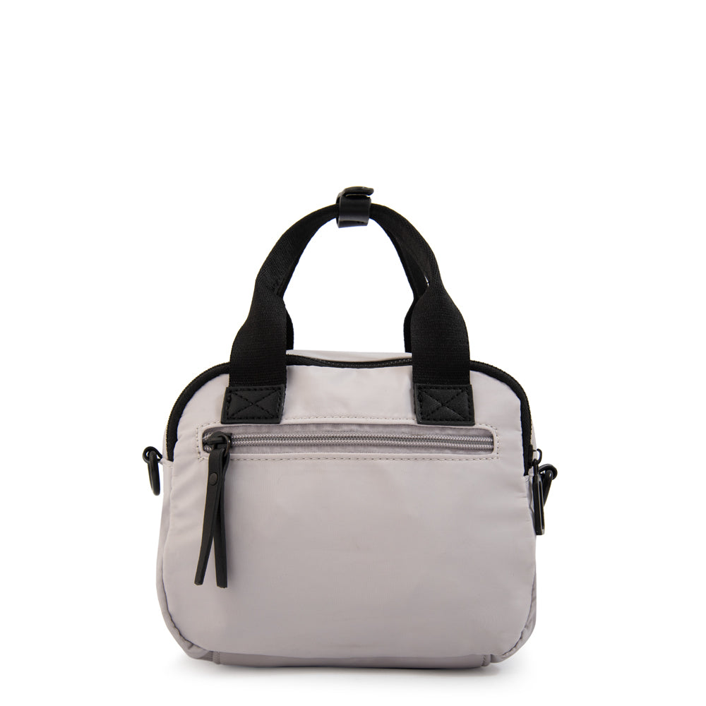 Cartera Bandolera coral pequeña gris