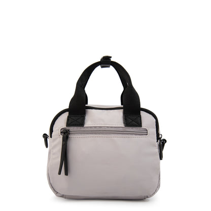 Cartera Bandolera coral pequeña gris