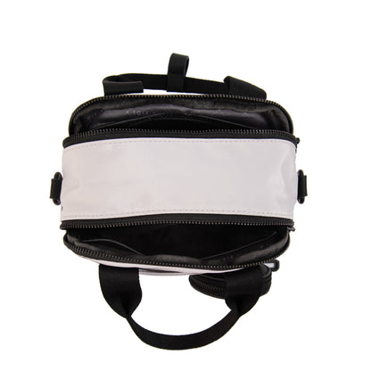 Cartera Bandolera coral pequeña gris