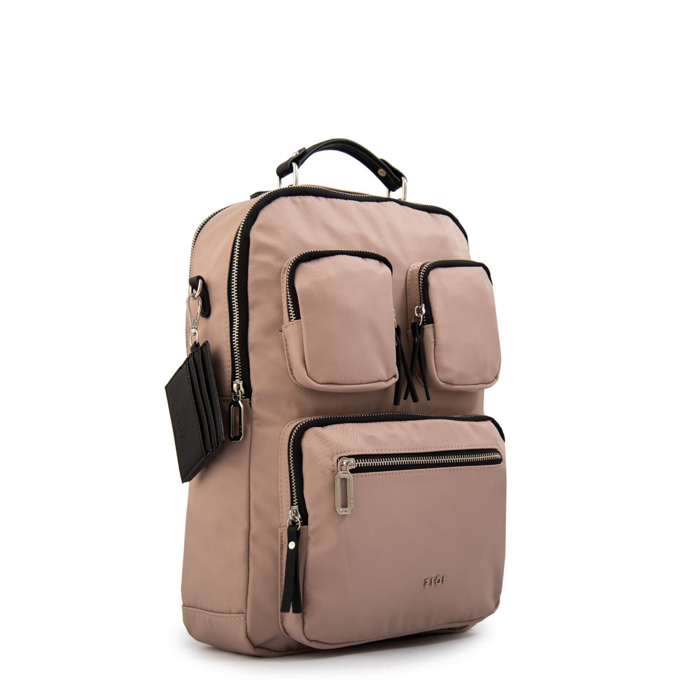 Mochila porta notebook megan grande rosa viejo