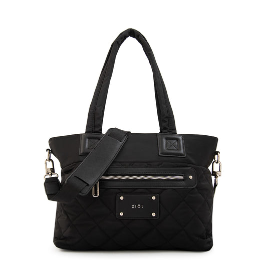 Cartera tote porta notebook adela negro
