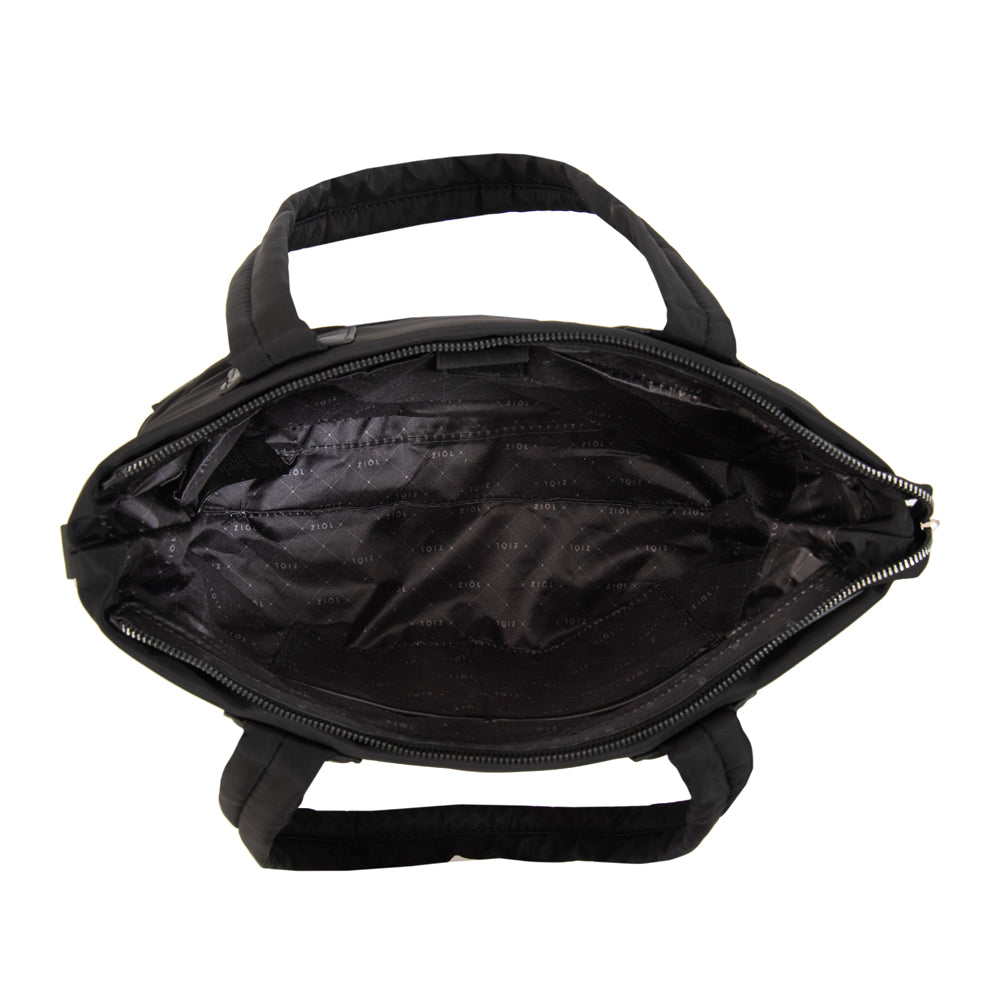 Cartera tote porta notebook adela mediana negro
