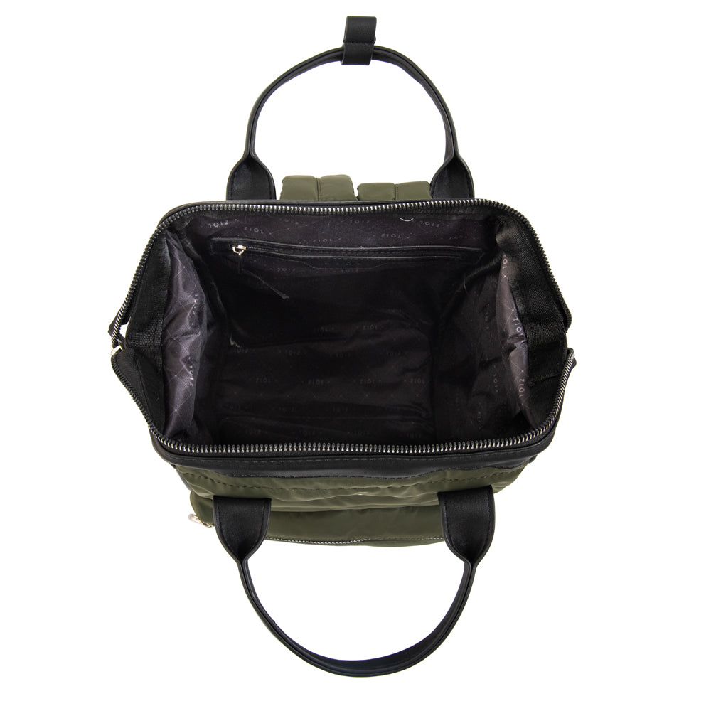Mochila fatima mediana verde oliva