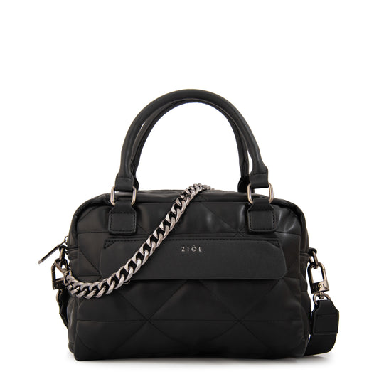 Cartera bandolera con asas brenda negro