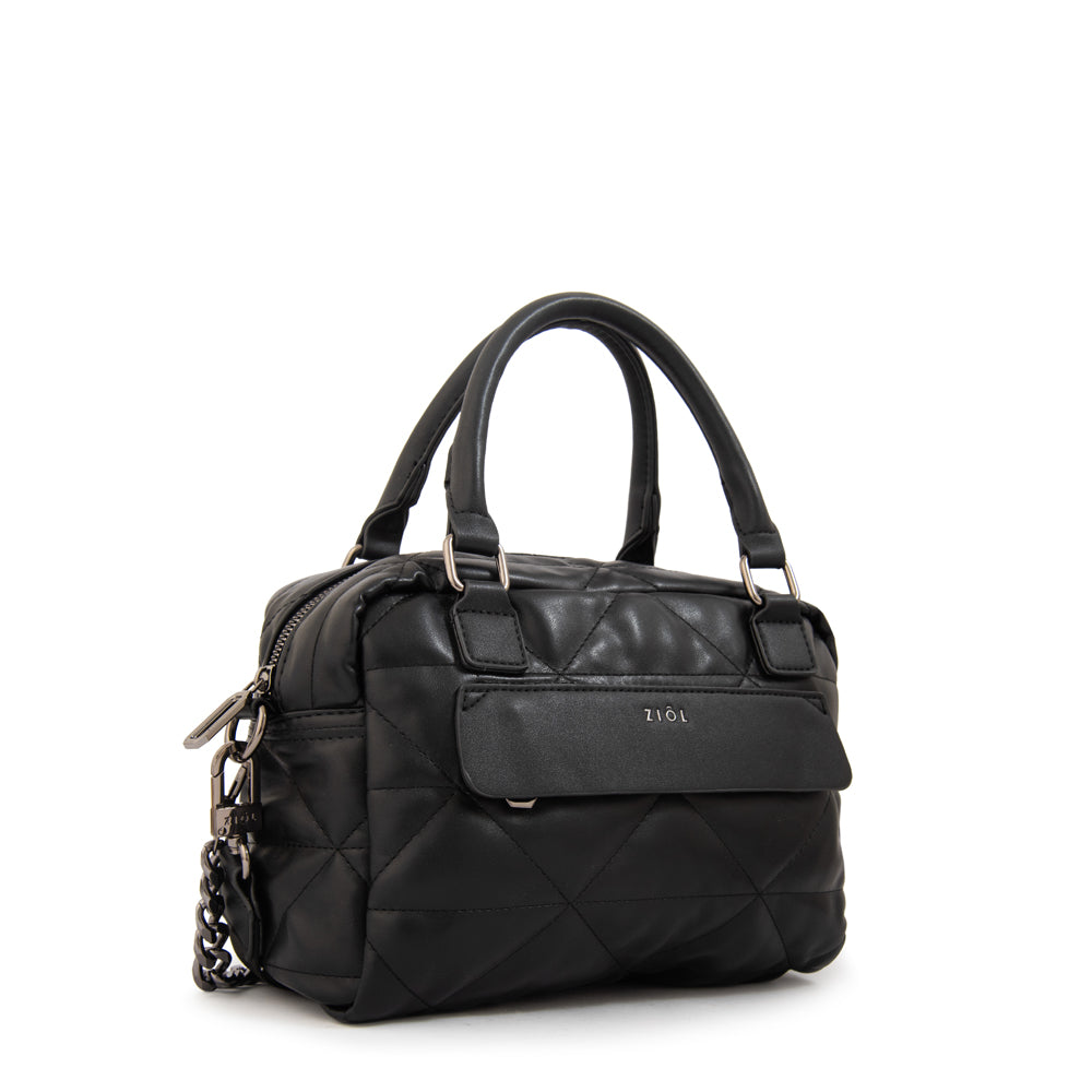 Cartera bandolera con asas brenda negro