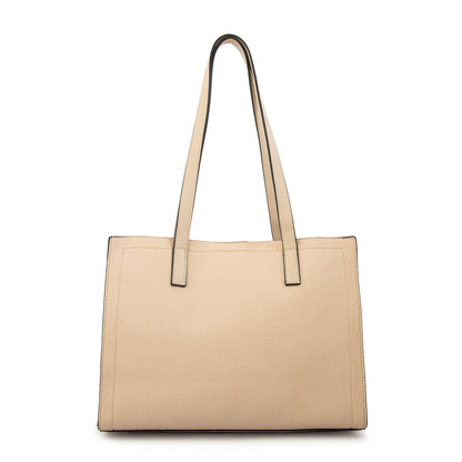 Cartera tote florencia mediana blanco crudo
