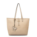 Cartera tote shopping bianca grande