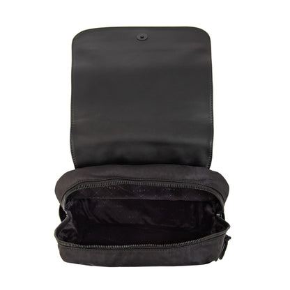 Mochila con tapa selina mediana negro