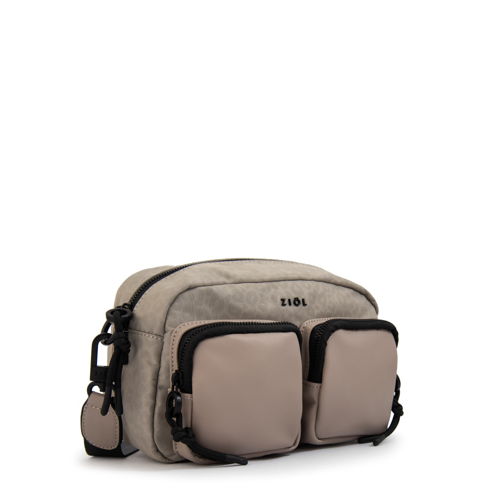 Cartera bandolera selina mediana gris