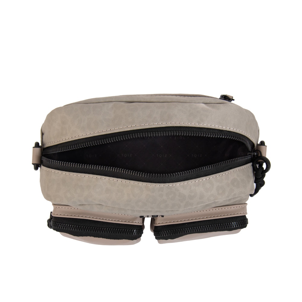 Cartera bandolera selina mediana gris