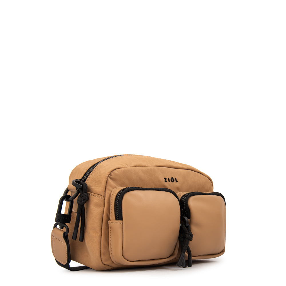 Cartera bandolera selina mediana beige