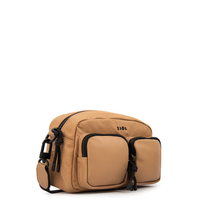 Cartera bandolera selina mediana beige