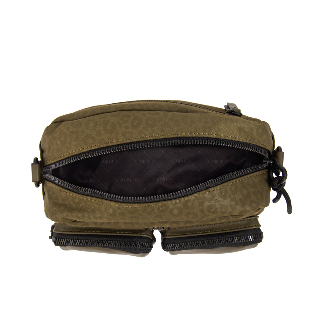 Cartera bandolera selina mediana verde oliva